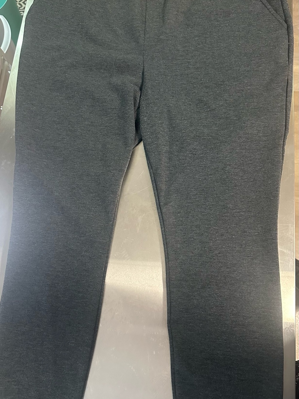 Serra Women's Charcoal Pull-On Knit Trousers